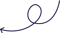 a curved arrow