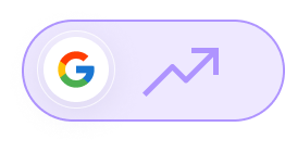 graph showing growth in google